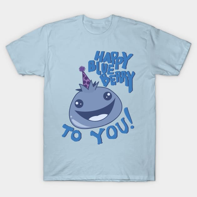 Happy Blueberry! T-Shirt by Mattfields